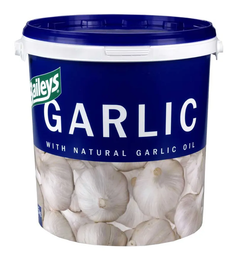 Baileys Garlic 5kg Tub